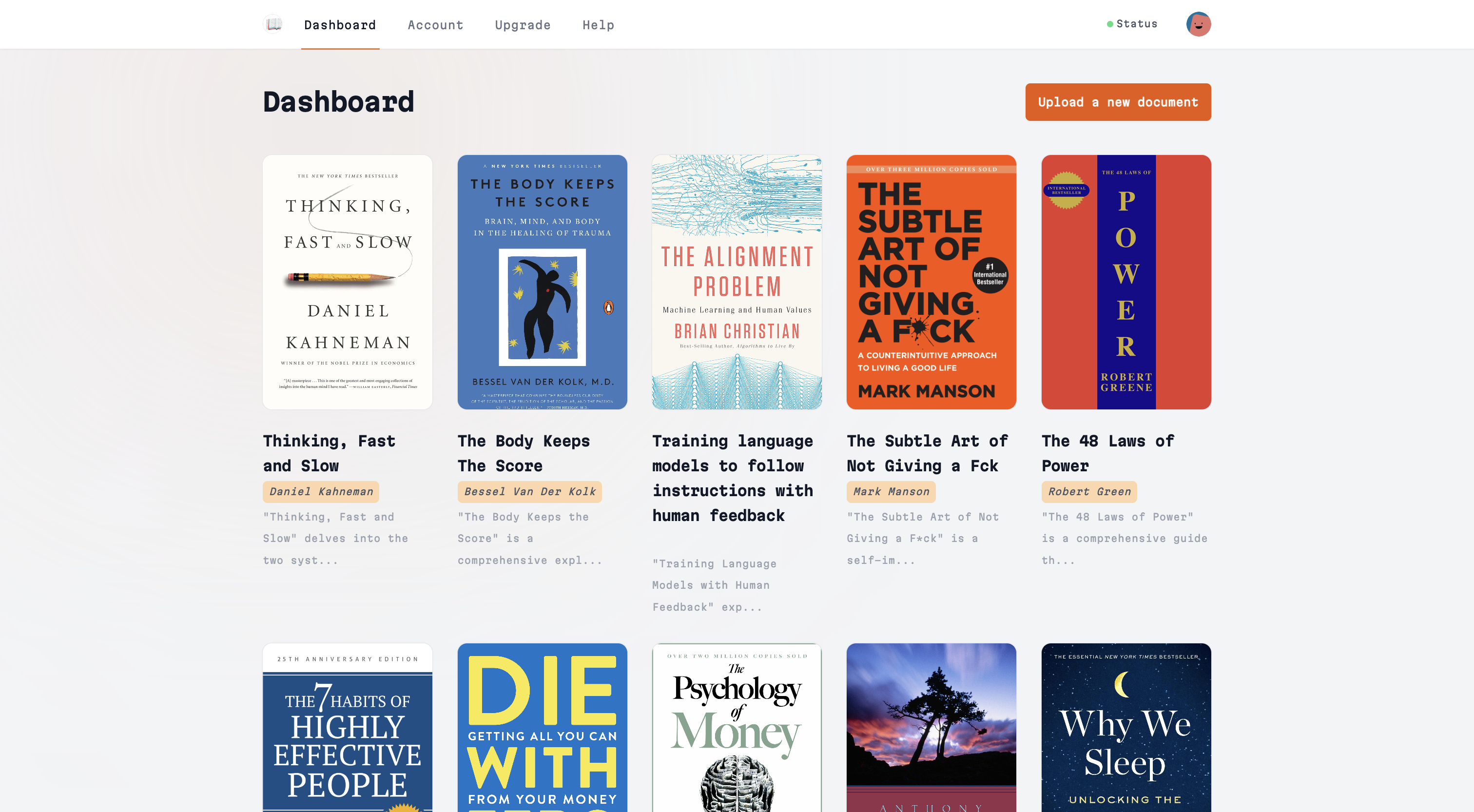 Chapterize Dashboard